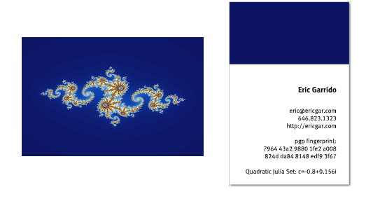 my business card