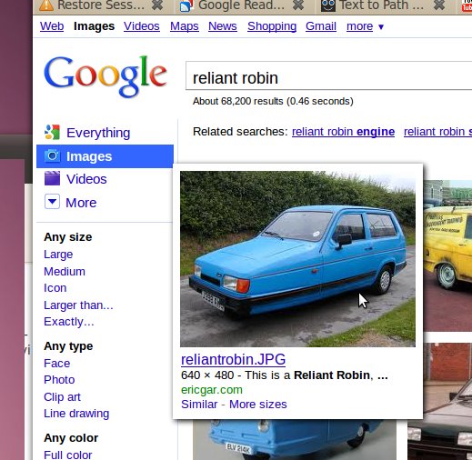google image for reliant robin
